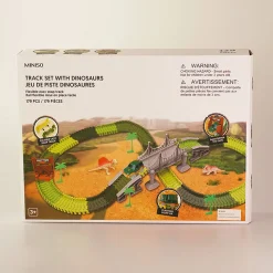 Pista Delle Macchinine Con Dinosauri.